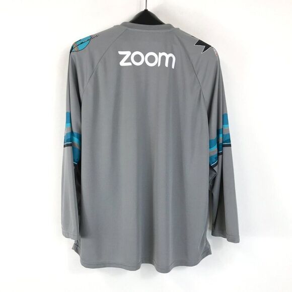 San Jose Sharks Open Water Promo Jersey Men's Medium Jeff McMillan Hockey NHL - Picture 5 of 11